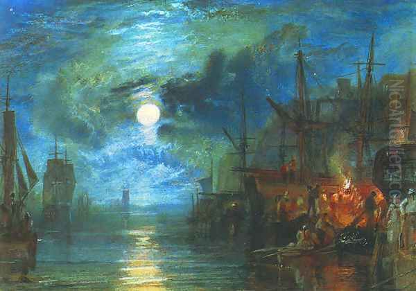 Shields, on the River Tyne Oil Painting by Joseph Mallord William Turner