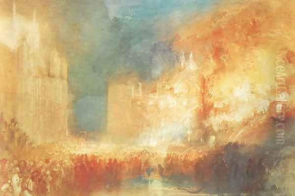 Burning of the Houses of Parliament Oil Painting by Joseph Mallord William Turner