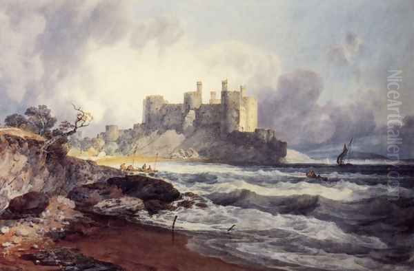 Conway Castle Oil Painting by Joseph Mallord William Turner