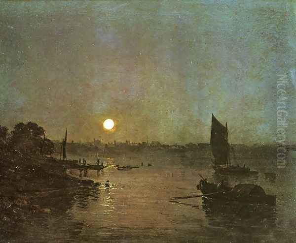 Moonlight A Study At Millbank Oil Painting by Joseph Mallord William Turner