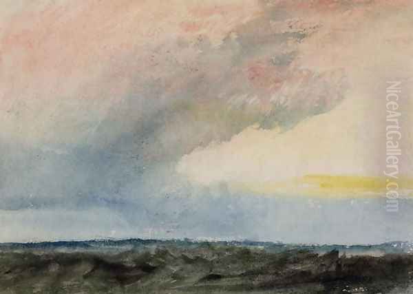 A Rainstorm at Sea Oil Painting by Joseph Mallord William Turner