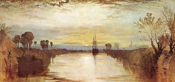 Chichester Canal Oil Painting by Joseph Mallord William Turner