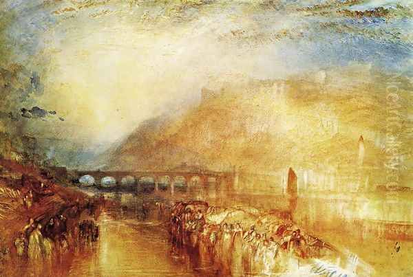 Heidelberg Oil Painting by Joseph Mallord William Turner