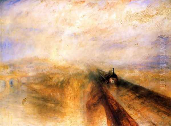 Rain Steam and Speed the Great Western Railway Oil Painting by Joseph Mallord William Turner