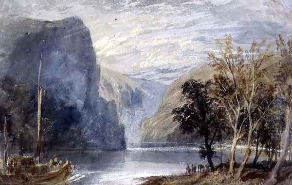 The Lorelei Rock, c.1817 Oil Painting by Joseph Mallord William Turner