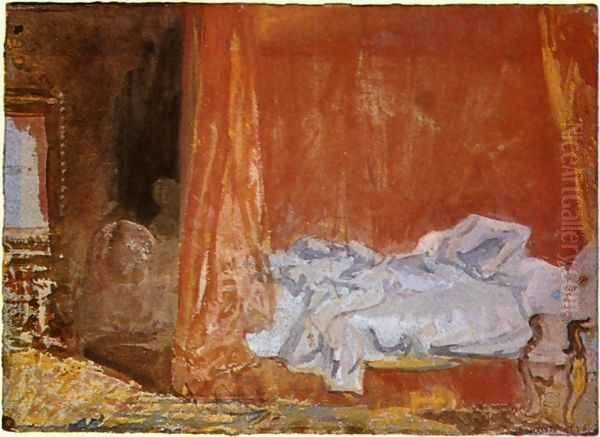 A bedroom Oil Painting by Joseph Mallord William Turner