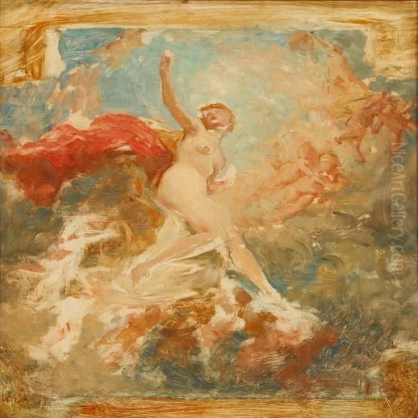 Venus Triumf Eller Aurora Oil Painting by Laurits Regner Tuxen