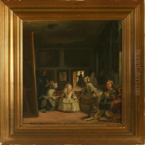 Las Meninas Oil Painting by Laurits Regner Tuxen