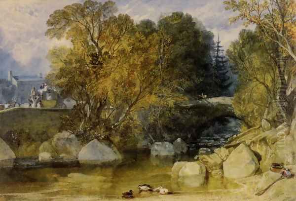 Ivy Bridge Devonshire Oil Painting by Joseph Mallord William Turner