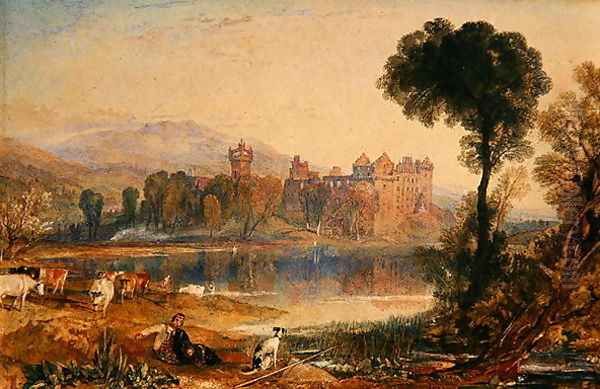 Linlithgow Palace, 1821 Oil Painting by Joseph Mallord William Turner