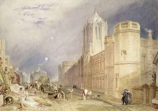 Christ Church, Oxford Oil Painting by Joseph Mallord William Turner