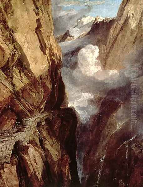 The Pass of St. Gotthard, Switzerland Oil Painting by Joseph Mallord William Turner