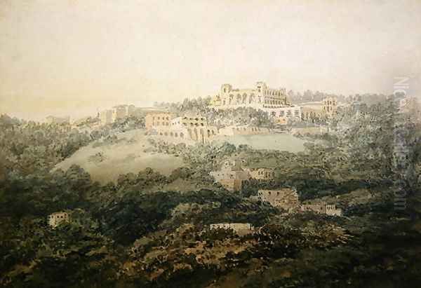 Monte Cassino Oil Painting by Joseph Mallord William Turner