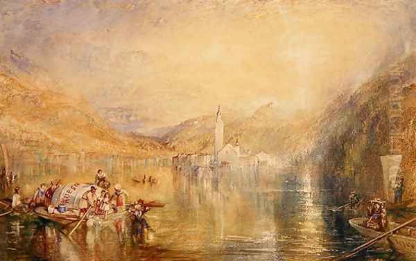 Kussnacht, Lake of Lucerne, Switzerland, 1843 Oil Painting by Joseph Mallord William Turner