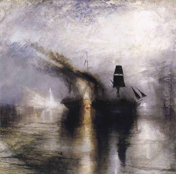 Peace - Burial at Sea 1842 Oil Painting by Joseph Mallord William Turner