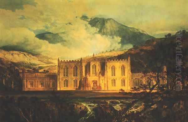 Hafod Oil Painting by Joseph Mallord William Turner