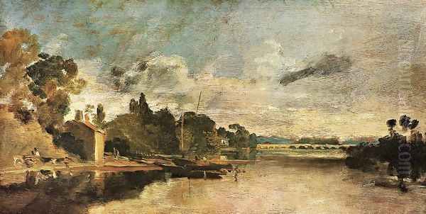 The Thames near Walton Bridges Oil Painting by Joseph Mallord William Turner