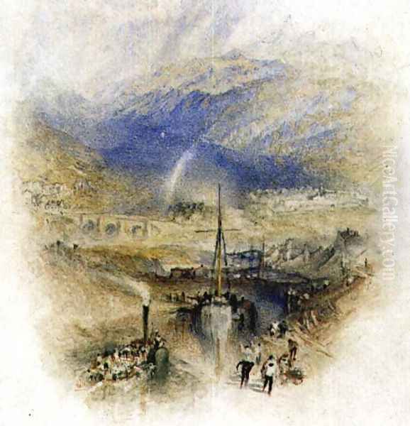 Fort Augustus, Loch Ness Oil Painting by Joseph Mallord William Turner