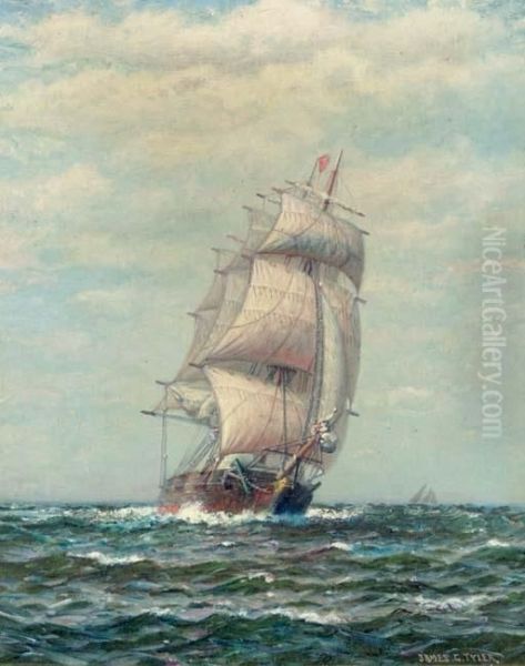 On The High Seas Oil Painting by James Gale Tyler