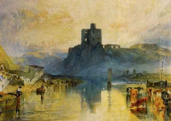 Norham Castle On The River Tweed Oil Painting by Joseph Mallord William Turner