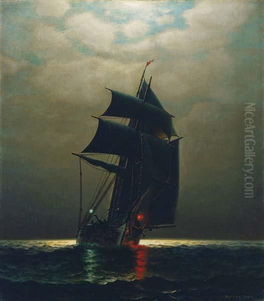 On The High Seas Oil Painting by James Gale Tyler