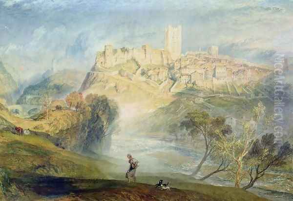 Richmond, Yorkshire Oil Painting by Joseph Mallord William Turner