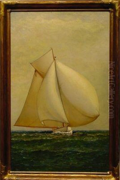 At Full Sail Oil Painting by James Gale Tyler