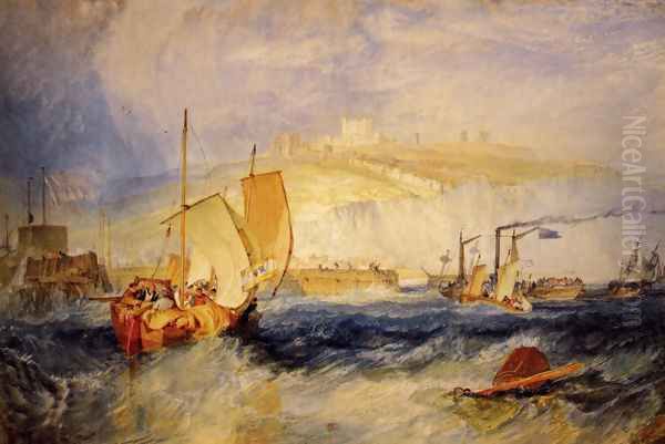 Dover Castle Oil Painting by Joseph Mallord William Turner