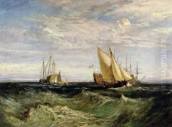 A Windy Day Oil Painting by Joseph Mallord William Turner