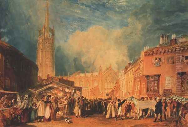 Louth Lincolnshire Oil Painting by Joseph Mallord William Turner