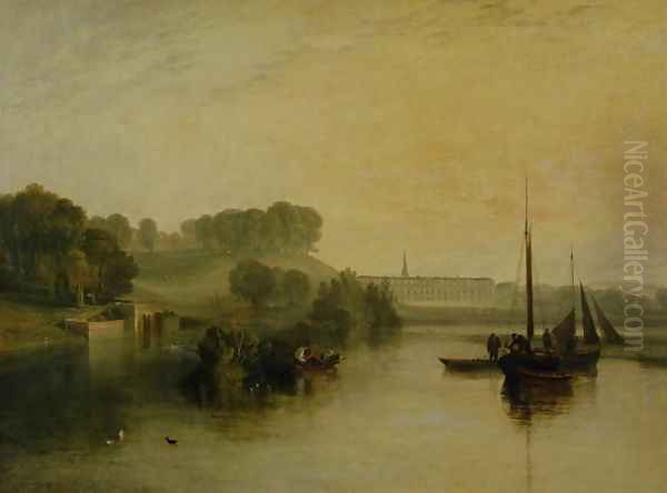 Petworth, Sussex, the Seat of the Earl of Egremont Dewy Morning, 1810 Oil Painting by Joseph Mallord William Turner