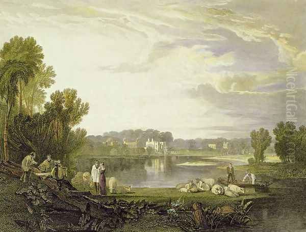 Alexander Popes Villa, Twickenham 1811 Oil Painting by Joseph Mallord William Turner