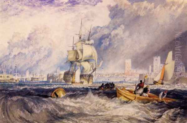 Portsmouth Oil Painting by Joseph Mallord William Turner