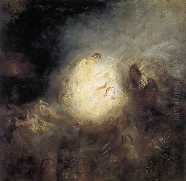 Undine Giving the Ring to Massaniello, Fisherman of Naples 1846 Oil Painting by Joseph Mallord William Turner