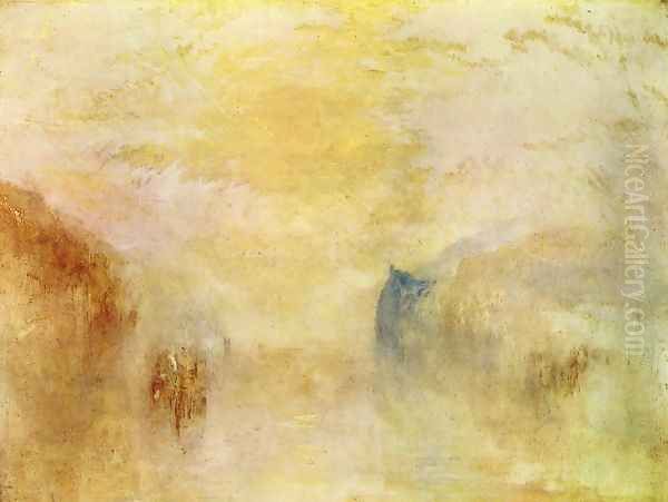 Sunrise Between Two Headlands Oil Painting by Joseph Mallord William Turner