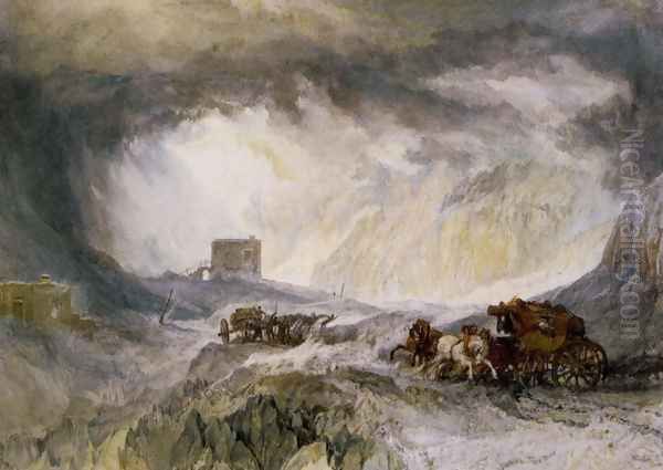 Passage Of Mount Cenis Oil Painting by Joseph Mallord William Turner