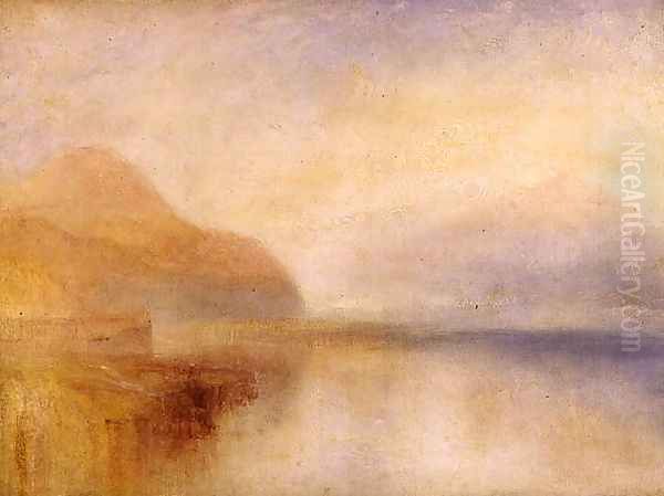 Inverary Pier, Loch Fyne, Morning, c.1840-5 Oil Painting by Joseph Mallord William Turner