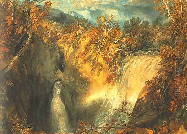 Weathercote Cave Oil Painting by Joseph Mallord William Turner