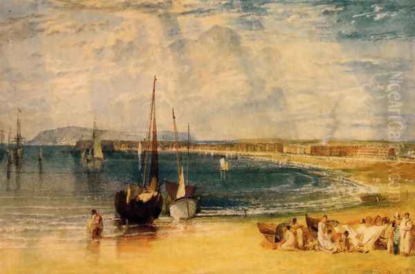 Weymouth Dorsetshire Oil Painting by Joseph Mallord William Turner