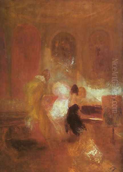 Music Party 1835 Oil Painting by Joseph Mallord William Turner