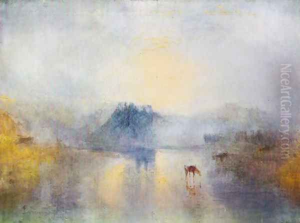 Dawn in Norham Castle Oil Painting by Joseph Mallord William Turner