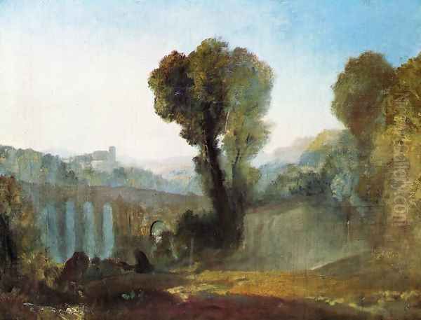 Ariccia: Sunset Oil Painting by Joseph Mallord William Turner