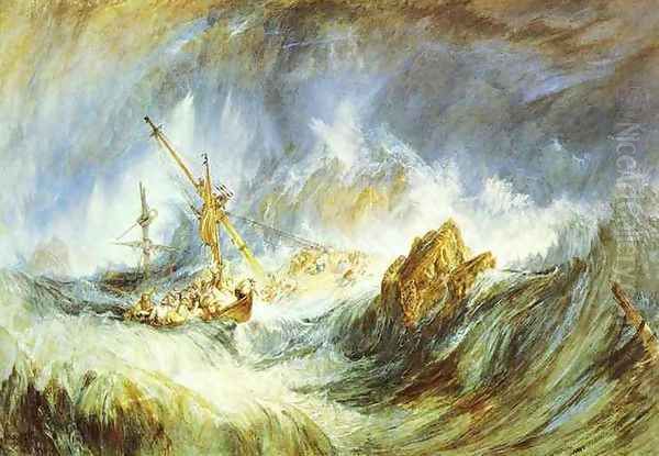 A Storm (Shipwreck) Oil Painting by Joseph Mallord William Turner