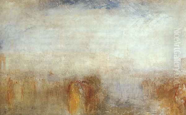 Venetian Festival 1845 Oil Painting by Joseph Mallord William Turner