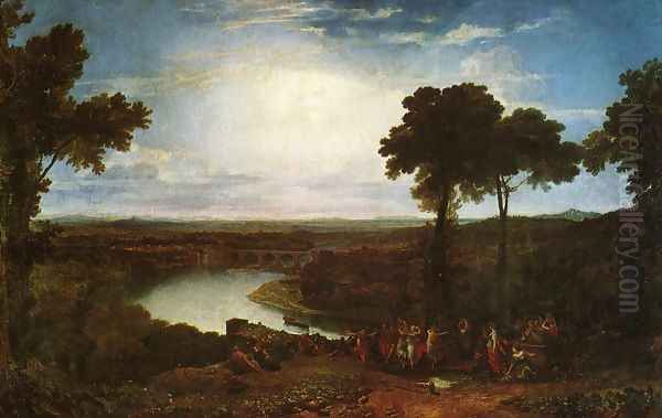 The Festival Upon The Opening Of The Vintage At Macon Oil Painting by Joseph Mallord William Turner