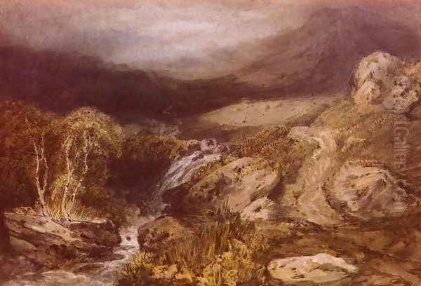 Mountain Stream Coniston Oil Painting by Joseph Mallord William Turner