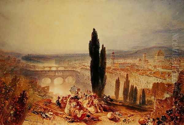 Florence from near San Miniato Oil Painting by Joseph Mallord William Turner