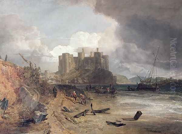 Conway Castle, c.1802-03 Oil Painting by Joseph Mallord William Turner