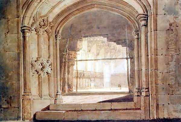 Christchurch Hall, Oxford, c.1800 Oil Painting by Joseph Mallord William Turner