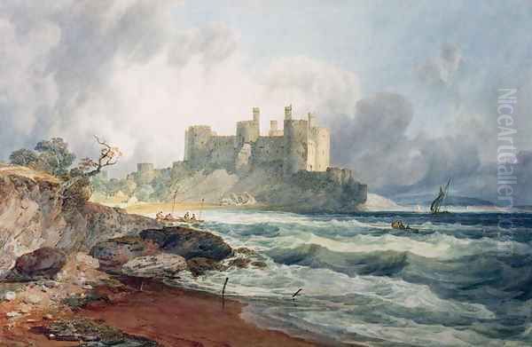 Conway Castle 2 Oil Painting by Joseph Mallord William Turner